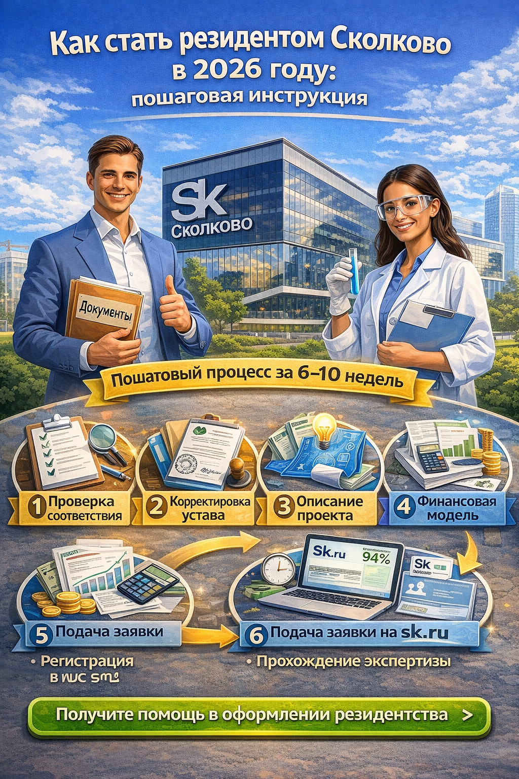 Как стать участником «Сколково» 2026: реальная процедура без вымышленных весов