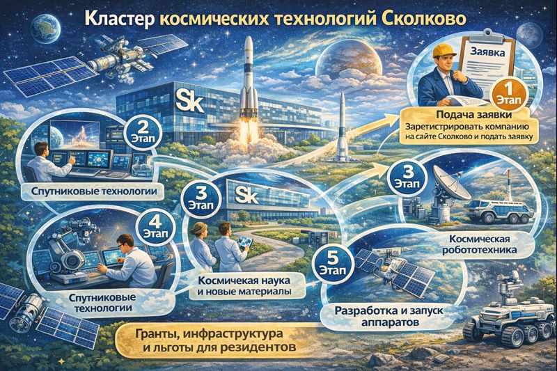 Космический кластер «Сколково» 2026: реальные требования без вымышленных кейсов