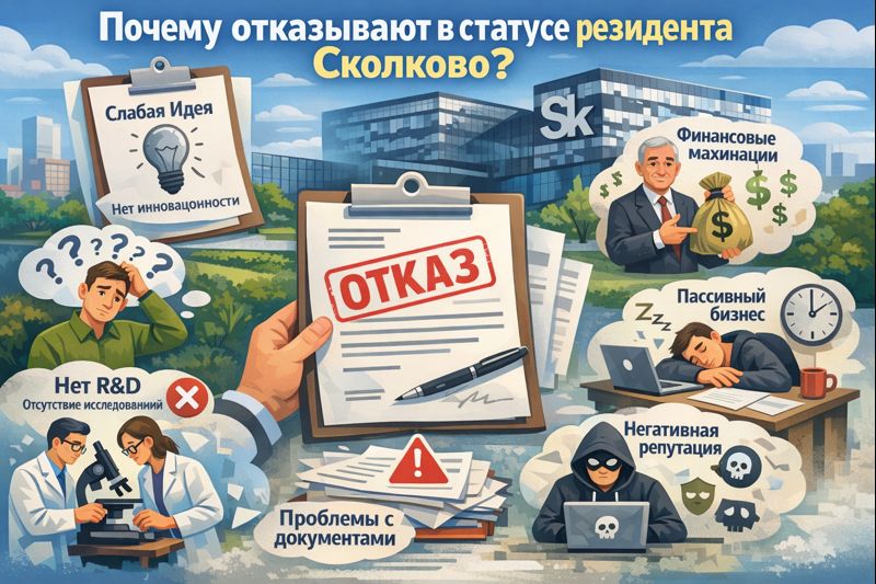 Причины отказа в статусе «Сколково» 2026: реальные принципы без вымышленных кейсов