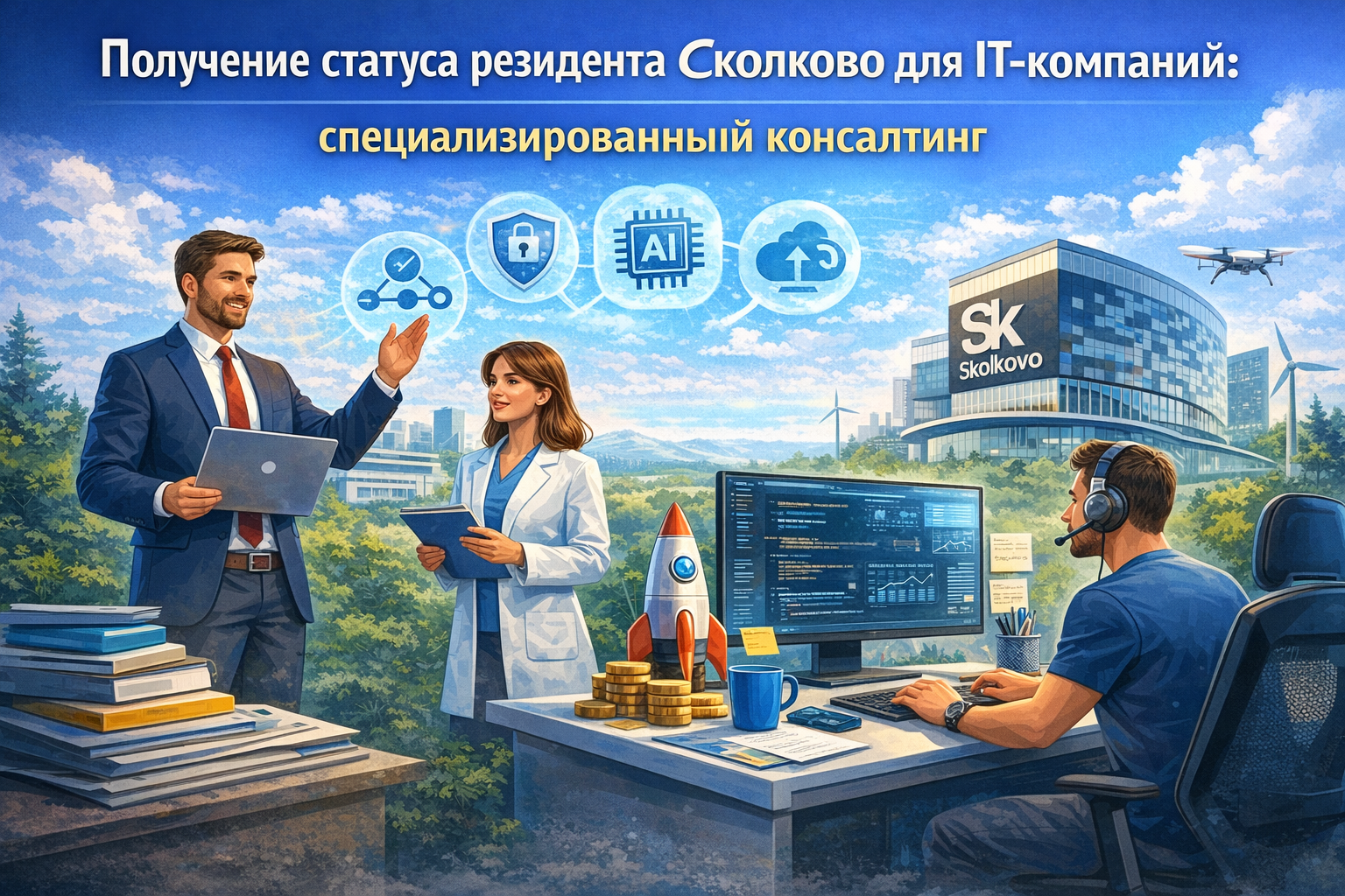 Льготы IT-резидента «Сколково» в 2026: новые ставки взносов после 425-ФЗ