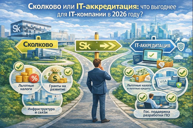 «Сколково» или IT-аккредитация 2026: реальная разница в ставках взносов