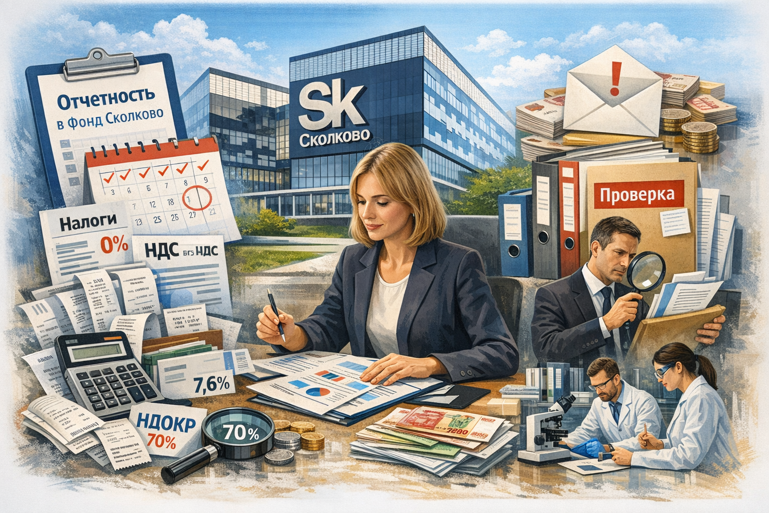 Отчётность участников «Сколково» 2026: реальные сроки и лимиты