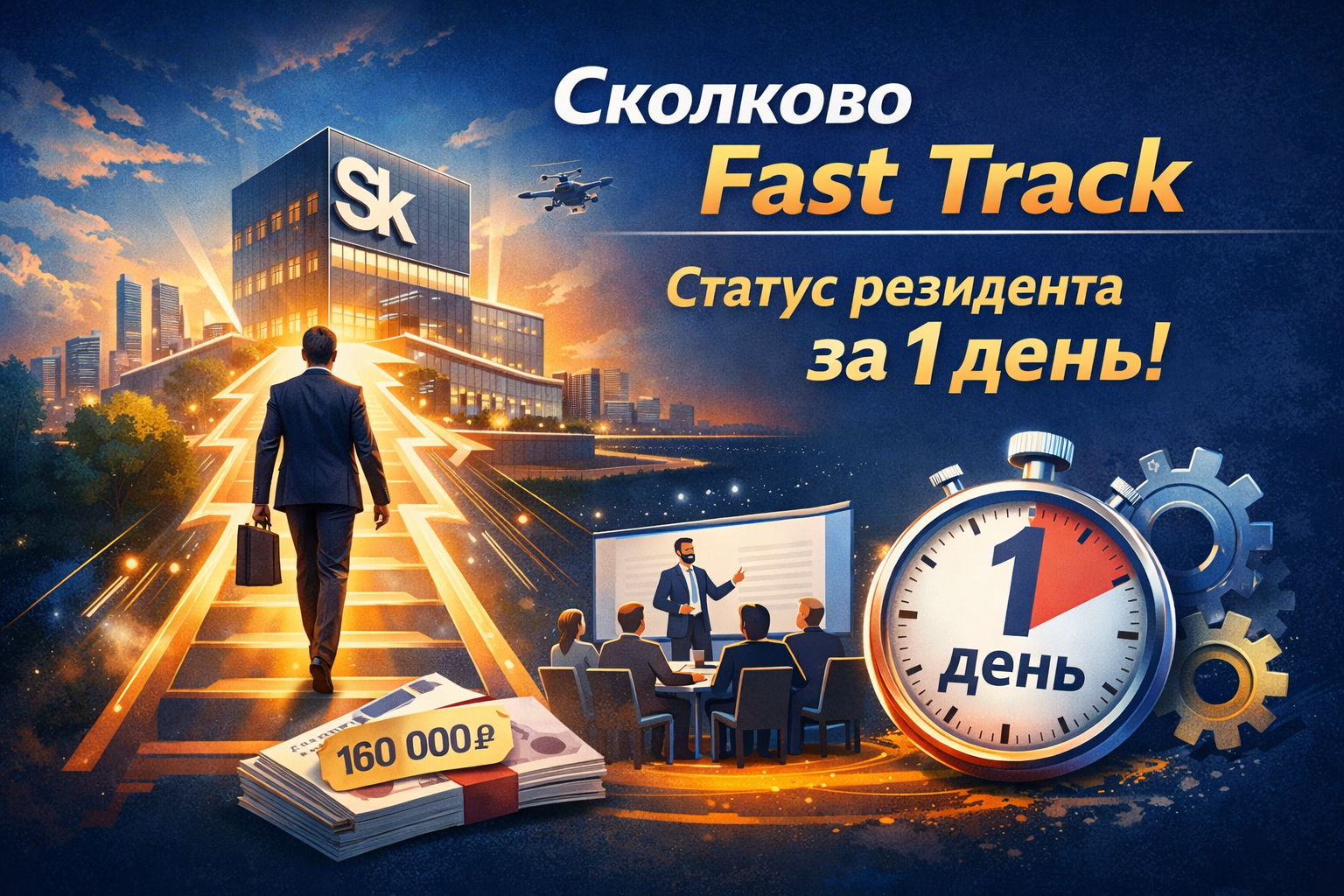 Сколково Fast Track 2026: как проходит ускоренная защита проекта за 1 день