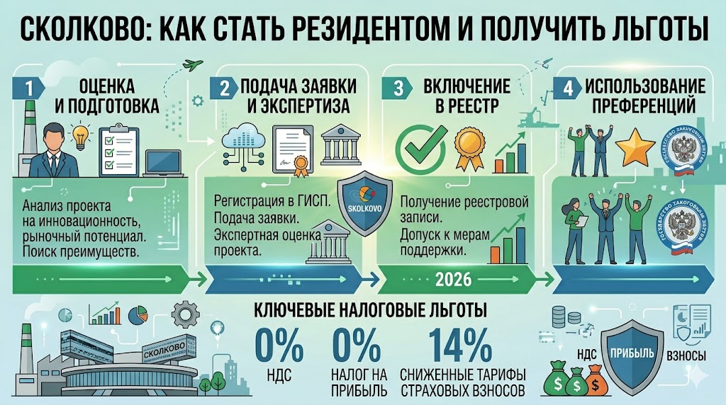 Сколково: учёт и отчётность после получения статуса участника, чтобы не потерять льготы